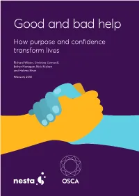 Good and Bad Help: How Purpose and Confidence Transform Lives Good and Bad Help