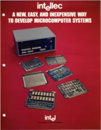 Intel Intellec 8 Intellec 4 Broc