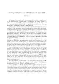 Moving Codimension-One Subvarieties Over Finite Fields