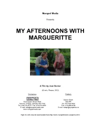 My Afternoons with Margueritte