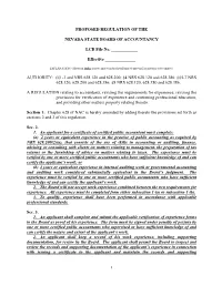 Nsba Temporary Regulations