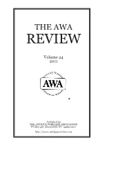 AWAR Volume 24.Indb