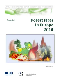 Forest Fires in Europe 2010