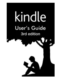 Kindle Touch User's Guide