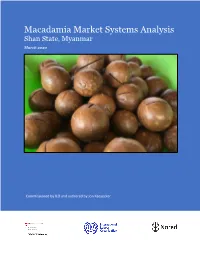 Macadamia Market Systems Analysis Shan State, Myanmar ______March 2020