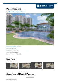 Mantri Espana by Mantri Developers Pvt