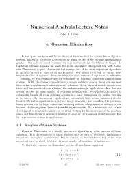 Numerical Analysis Lecture Notes Peter J