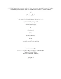 Polynesian Subsistence, Nutrient Flows, and Long-Term Socio