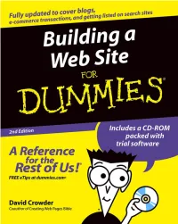 Building a Web Site for Dummies, 2Nd Edition.Pdf