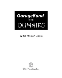 Garageband for Dummies