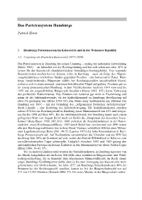 Das Parteiensystem Hamburgs
