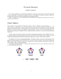 Research Statement