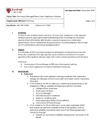 Stress Ulcer Prophylaxis Clinical Guidelines