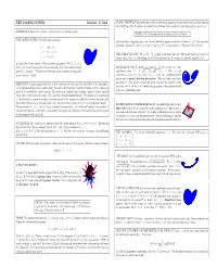 THE LORENZ SYSTEM Math118, O. Knill GLOBAL EXISTENCE