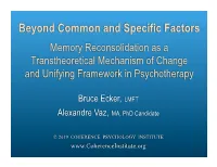 Beyond Common and Specific Factors