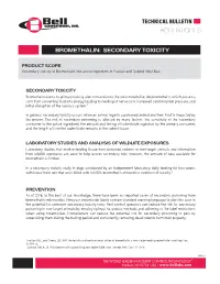 Bromethalin: Secondary Toxicity