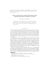 Weak Solutions for A-Dirac Equations with Variable Growth in Clifford Analysis