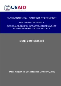2010-Geo-033 Environmental Scoping Statement