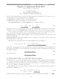Chapter 4: Immersed Body Flow [Pp