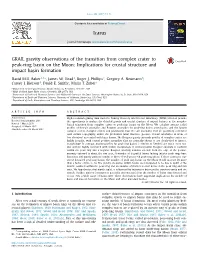 GRAIL Gravity Observations of the Transition from Complex Crater to Peak-Ring Basin on the Moon: Implications for Crustal Structure and Impact Basin Formation