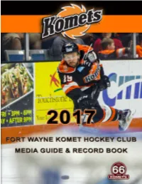 Media Guide and Record Book