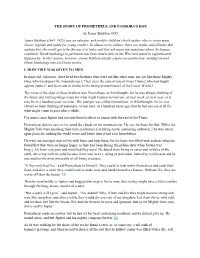 The Story of Prometheus and Pandora's