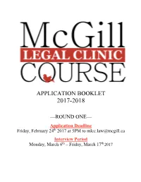 Application Booklet