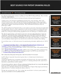 Best Source for Patent Drawing Rules & Regulations