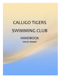 Handbook for 2021/2022 Season