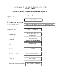 Part – a AQAR for the Year