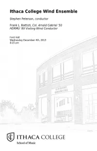 Wind Ensemble 12/4