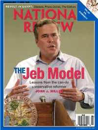 Lessons from the Can-Do Conservative Reformer JOHN J