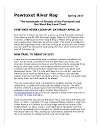 Pawtuxet River Rag Spring 2017