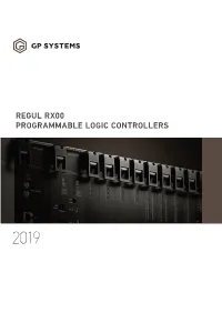Regul Rx00 Programmable Logic Controllers