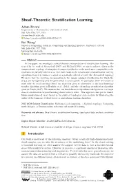 Sheaf-Theoretic Stratification Learning