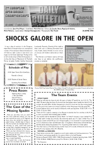 Shocks Galore in the Open