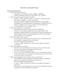 Which DNA Test Should I Purchase?