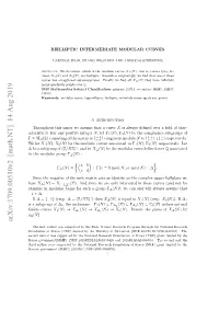 Bielliptic Intermediate Modular Curves X∆(N) and ﬁnd All the Curves X∆(N) Which Have Inﬁnitely Many Quadratic Points Over Q
