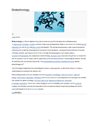 Biotechnology