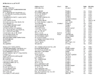 Businesses As of 7/31/17 DBA Name Address