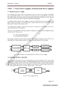 Gechstudentszone.Wordpress.Comregulator I TRANSFORMER O RECTIFIER P STEP-DOWN P NEGATIVE FILTER REGULATOR - V