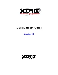 Sbadmin Device-Mapper Multipath Devices