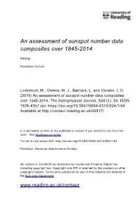 An Assessment of Sunspot Number Data Composites Over 1845-2014
