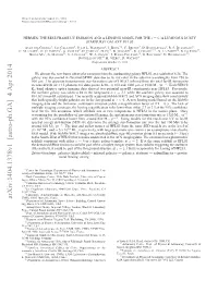 Arxiv:1404.1378V1 [Astro-Ph.GA] 4 Apr 2014 .M C M