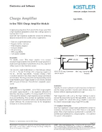 Charge Amplifier Type 5050B