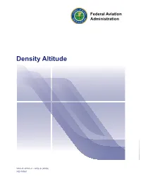 Density Altitude