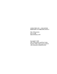 Going Private: a Reasoned Response to Sarbanes-Oxley?