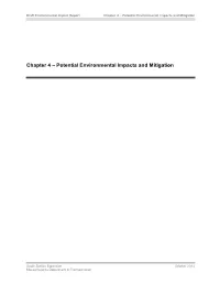 Potential Environmental Impacts and Mitigation