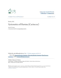 Systematics of Harrisia (Cactaceae) Alan R