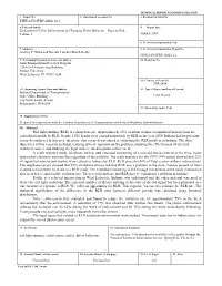 Evaluation of Safety Enforcement on Changing Driver Behavior – Runs on Red, Volume 1 January 2003